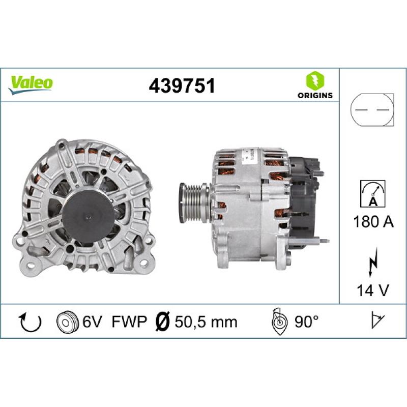 Alternateur VALEO 439751 - Visuel 1