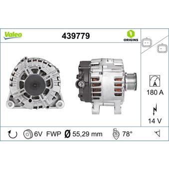 Alternateur VALEO OEM 5705KR