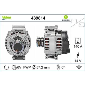 Alternateur VALEO OEM 06J903023D