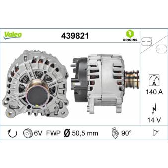 Alternateur VALEO OEM 04E903023KX