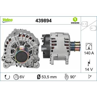 Alternateur VALEO OEM 04C903023LX