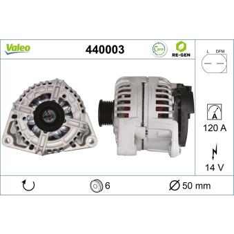 Alternateur VALEO OEM 9118738