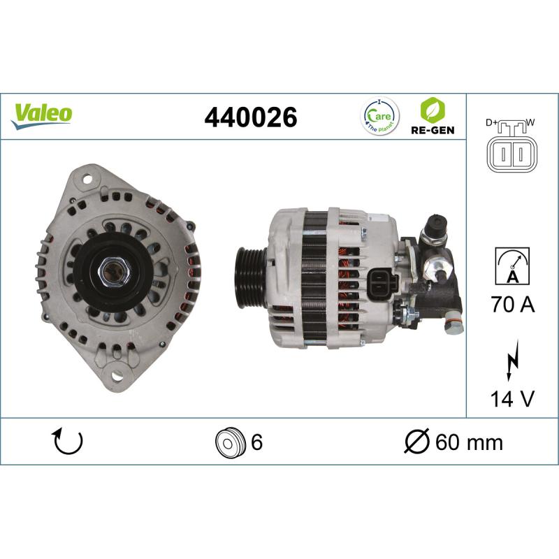 Alternateur VALEO 440026 - Visuel 1