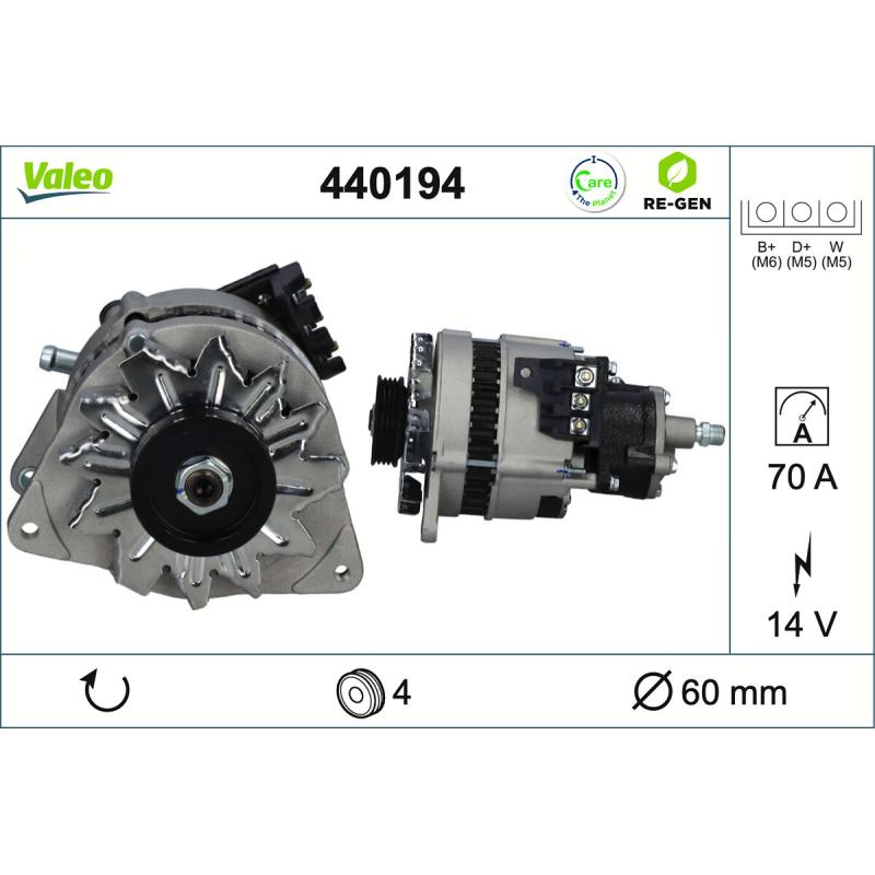 Alternateur VALEO 440194 - Visuel 1