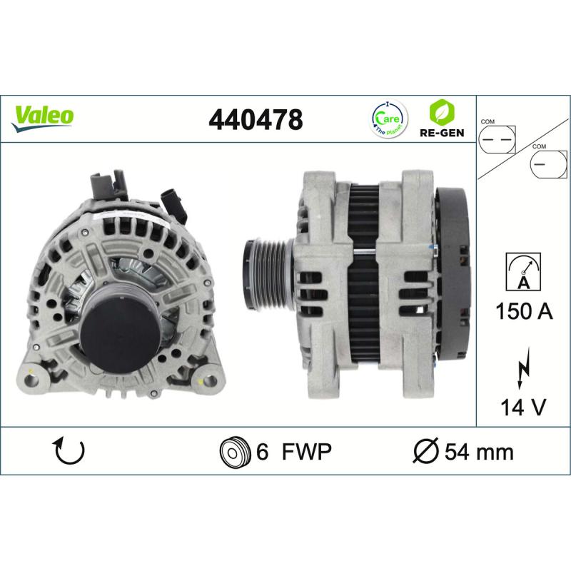 Alternateur VALEO 440478 - Visuel 1