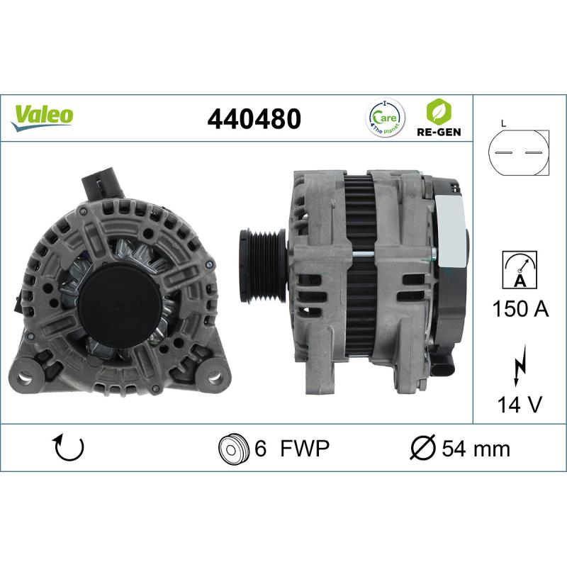 Alternateur VALEO 440480 - Visuel 1