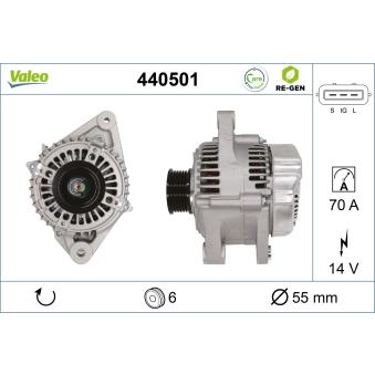 Alternateur VALEO OEM 2706023040