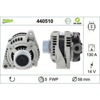 Alternateur VALEO OEM 2706027040