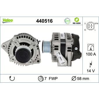 Alternateur VALEO OEM 2706030060