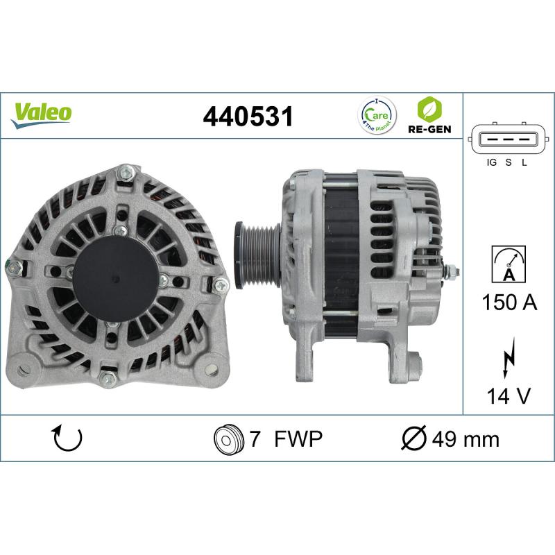 Alternateur VALEO 440531 - Visuel 1