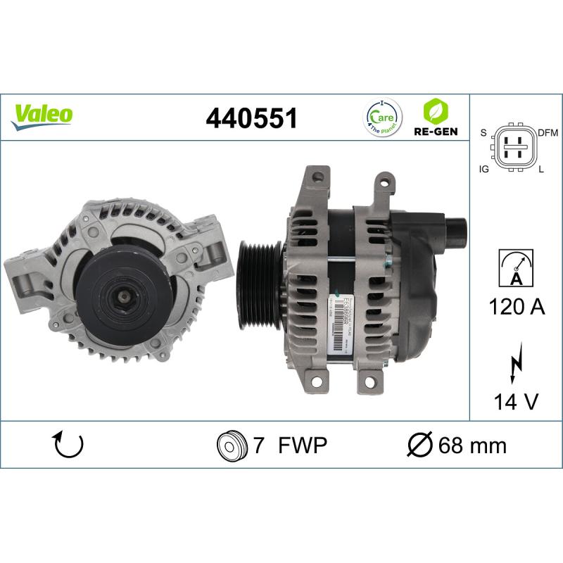 Alternateur VALEO 440551 - Visuel 1