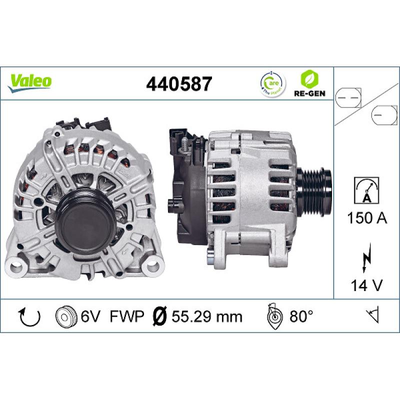 Alternateur VALEO 440587 - Visuel 1