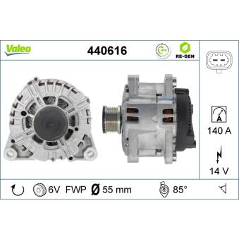Alternateur VALEO OEM 1684713