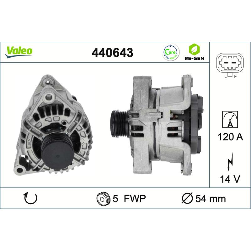 Alternateur VALEO 440643 - Visuel 1
