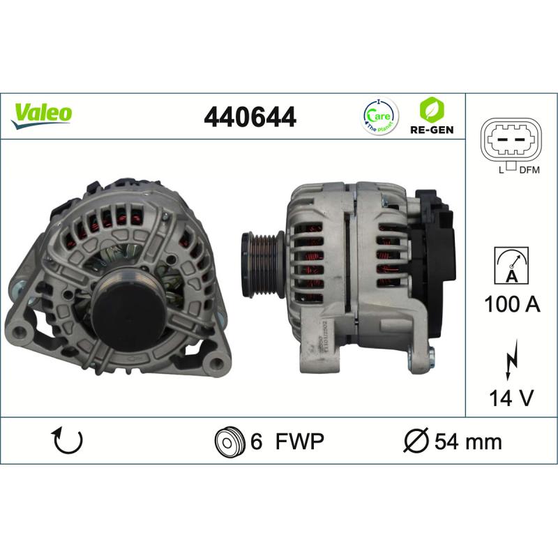 Alternateur VALEO 440644 - Visuel 1