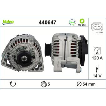 Alternateur VALEO OEM 6204266