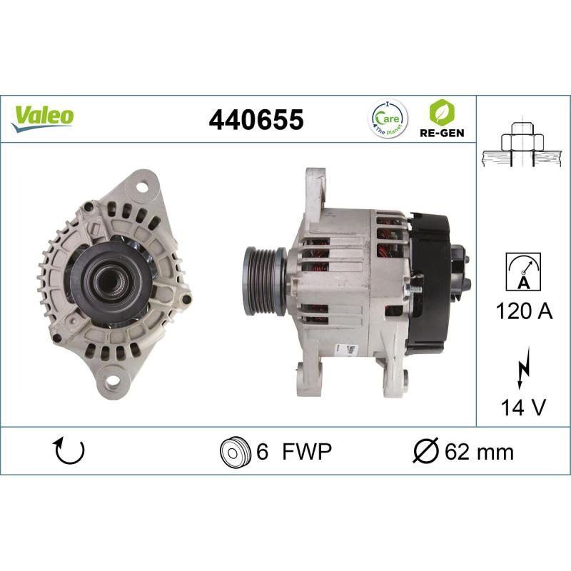 Alternateur VALEO 440655 - Visuel 1