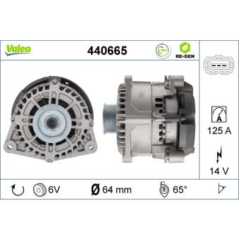Alternateur VALEO OEM 4531026