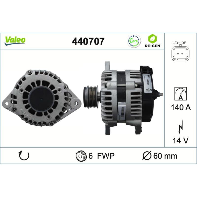 Alternateur VALEO 440707 - Visuel 1