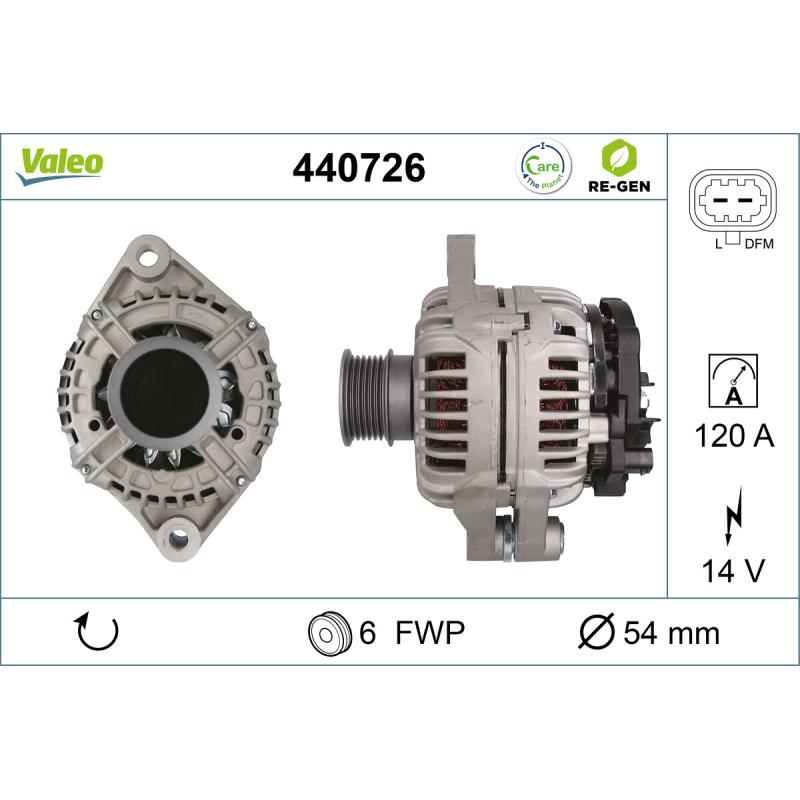 Alternateur VALEO 440726 - Visuel 1