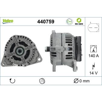 Alternateur VALEO OEM 504057813