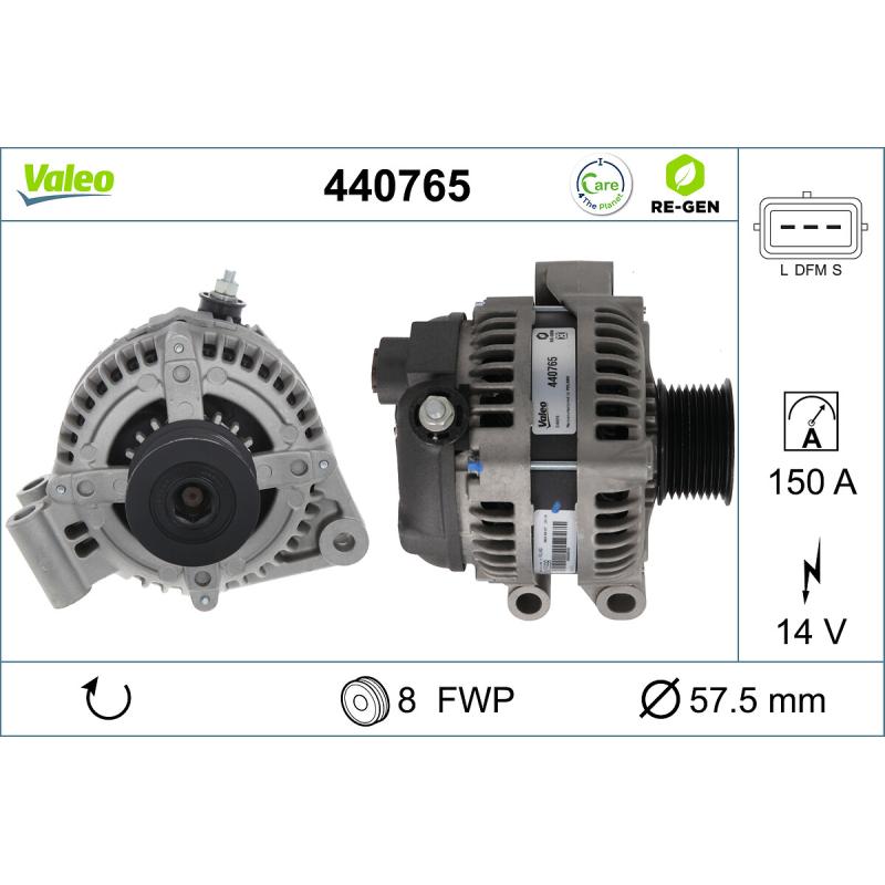 Alternateur VALEO 440765 - Visuel 1