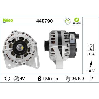 Alternateur VALEO OEM 51859042 Alternateur VALEO OEM 51859042