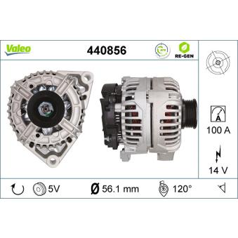 Alternateur VALEO OEM 6204137