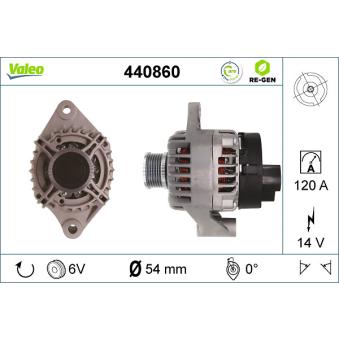 Alternateur VALEO OEM 51854902