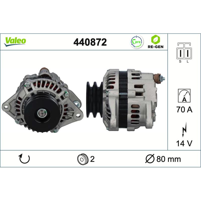 Alternateur VALEO 440872 - Visuel 1