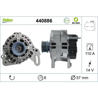 Alternateur VALEO OEM 036903024