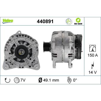Alternateur VALEO OEM 8200660041