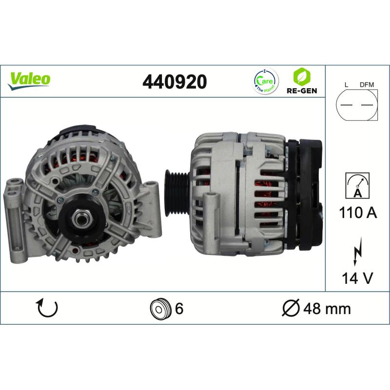 Alternateur VALEO 440920 - Visuel 1