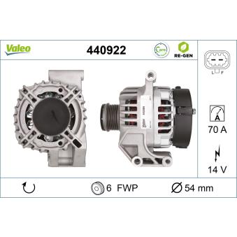 Alternateur VALEO OEM 13222934
