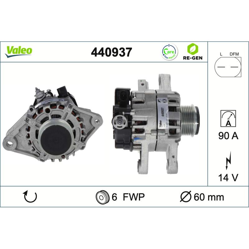 Alternateur VALEO 440937 - Visuel 1