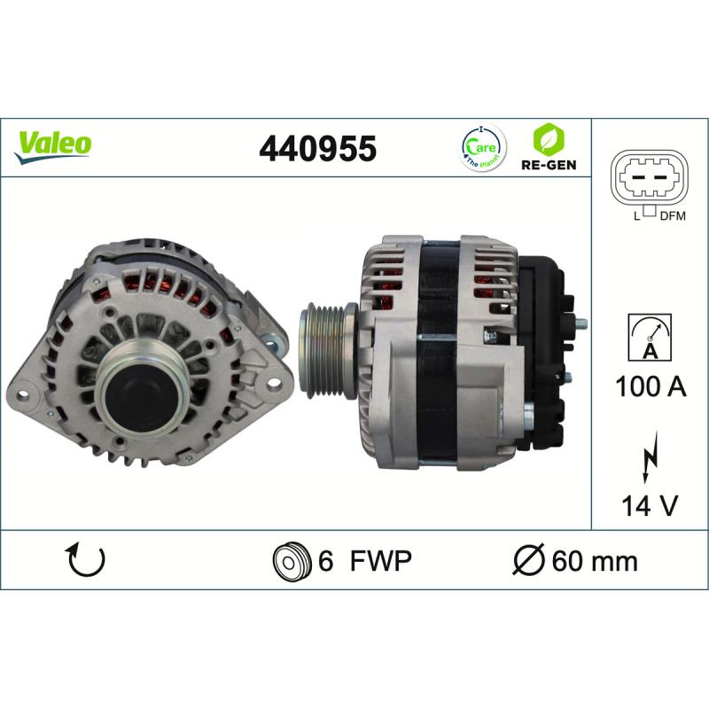 Alternateur VALEO 440955 - Visuel 1