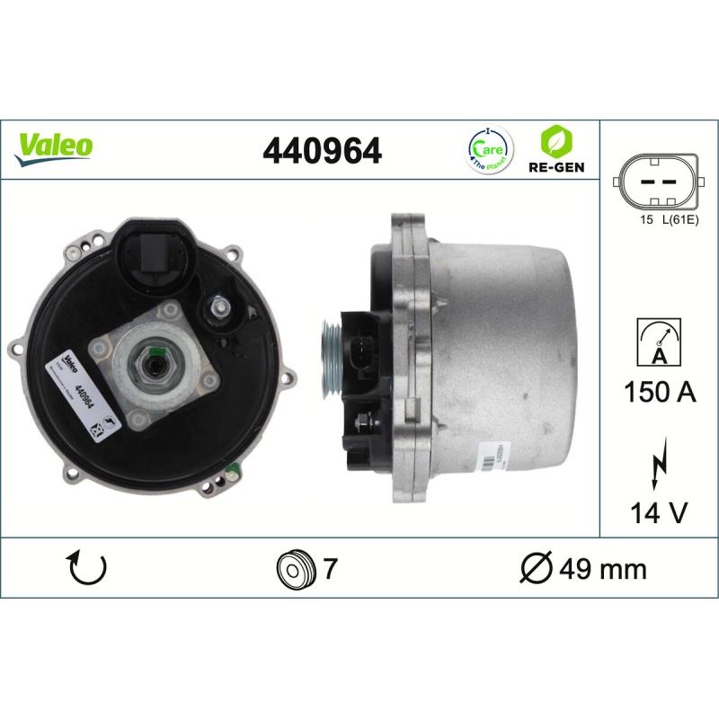 Alternateur VALEO 440964 - Visuel 1