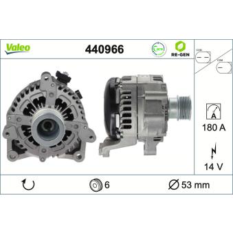 Alternateur VALEO OEM 12318645325