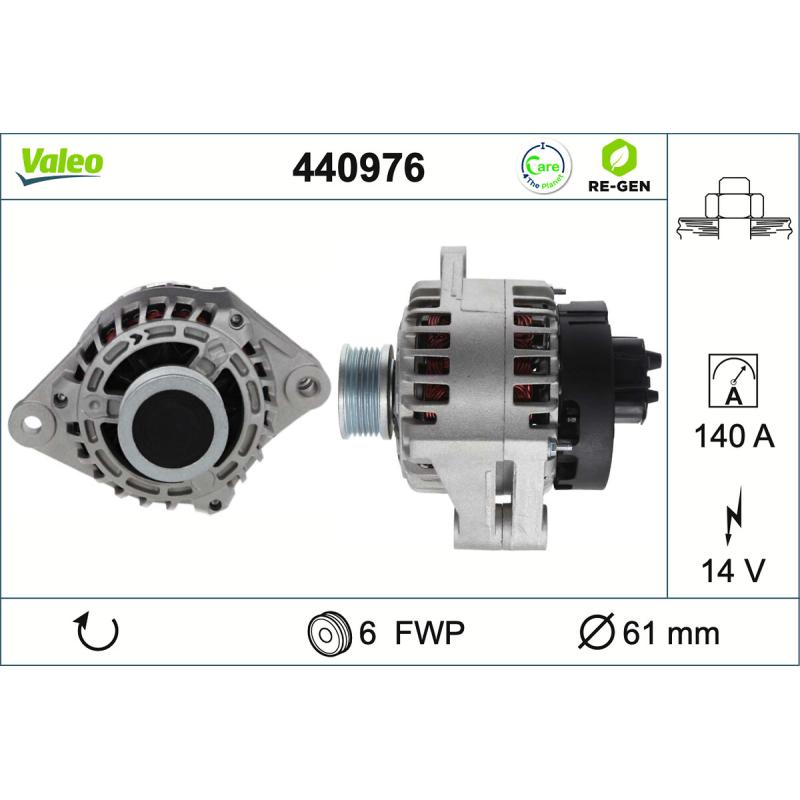 Alternateur VALEO 440976 - Visuel 1