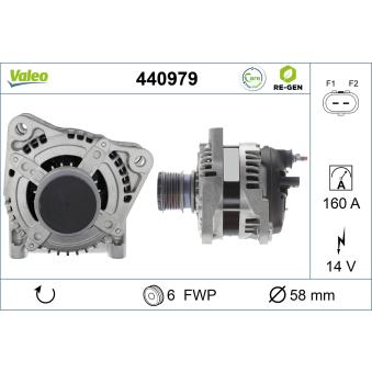 Alternateur VALEO OEM 4868429AD