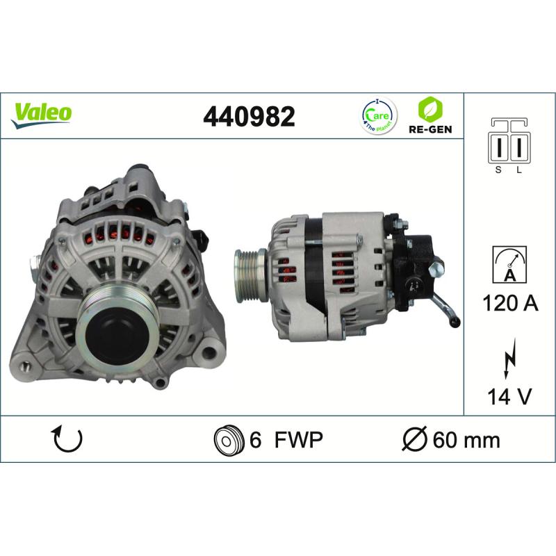 Alternateur VALEO 440982 - Visuel 1