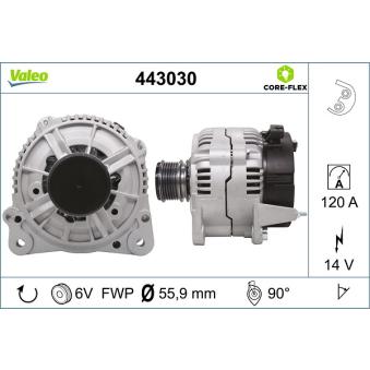 Alternateur VALEO OEM 038903023J