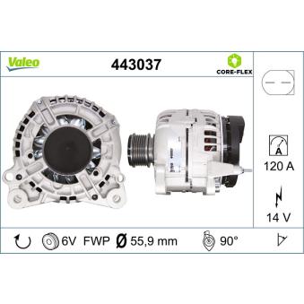Alternateur VALEO OEM 045903023 Alternateur VALEO OEM 045903023