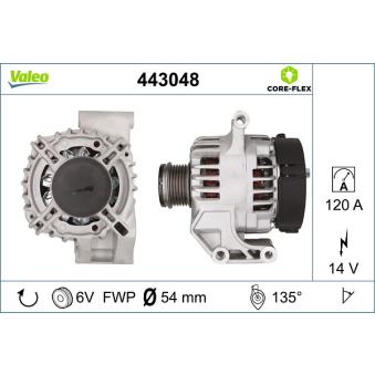 Alternateur VALEO OEM 6204282
