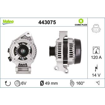 Alternateur VALEO OEM 3M5T10300KA