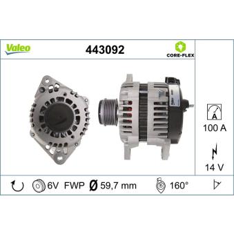 Alternateur VALEO OEM 98031154