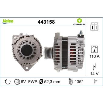 Alternateur VALEO OEM 23100AU424