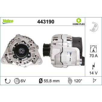 Alternateur VALEO OEM 5030656 Alternateur VALEO OEM 5030656