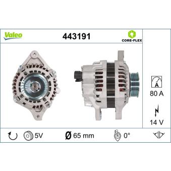 Alternateur VALEO OEM 31100PWA004