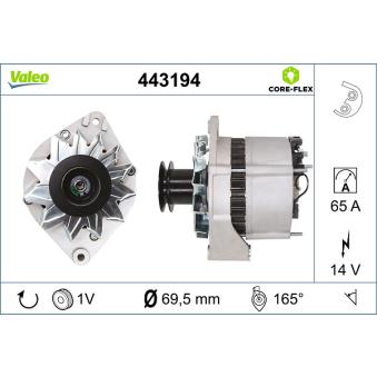 Alternateur VALEO OEM 068903017MX Alternateur VALEO OEM 068903017MX
